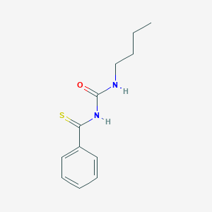 molecular formula C12H16N2OS B15490586 N-(Butylcarbamoyl)benzenecarbothioamide CAS No. 5499-32-1