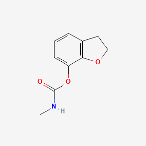 Carbamic acid, methyl-, 2,3-dihydro-7-benzofuranyl ester