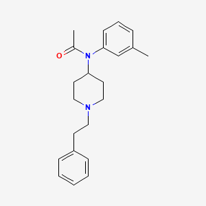 Acetamide, N-(3-methylphenyl)-N-[1-(2-phenylethyl)-4-piperidinyl]-