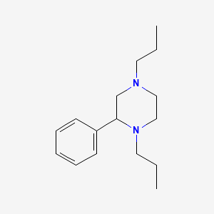 2-Phenyl-1,4-dipropylpiperazine