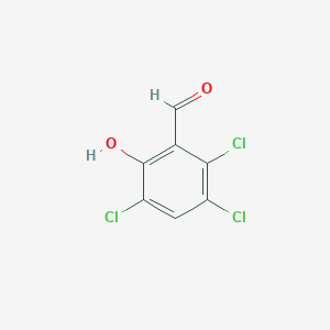 B154909 2,3,5-Trichloro-6-hydroxybenzaldehyde CAS No. 23602-65-5