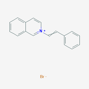 2-(2-Phenylethenyl)isoquinolin-2-ium bromide