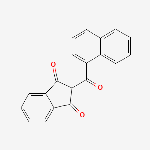 2-(Naphthalene-1-carbonyl)-1H-indene-1,3(2H)-dione