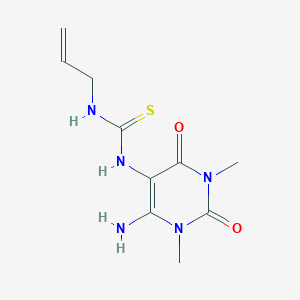 1-(4-Amino-1,3-dimethyl-2,6-dioxopyrimidin-5-yl)-3-prop-2-enylthiourea