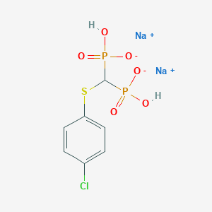 molecular formula C7H7ClNa2O6P2S B015491 替卢膦酸二钠 CAS No. 149845-07-8