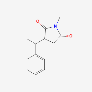 1-Methyl-3-(1-phenylethyl)pyrrolidine-2,5-dione