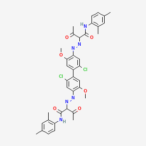 2,2'-((2,2'-Dichloro-5,5'-dimethoxy(1,1'-biphenyl)-4,4'-diyl)bis(azo))bis(N-(2,4-dimethylphenyl)-3-oxobutyramide)