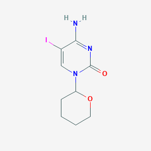 4-Amino-5-iodo-1-(tetrahydro-2h-pyran-2-yl)pyrimidin-2(1h)-one