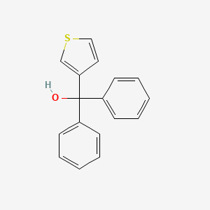 molecular formula C17H14OS B15491128 Diphenyl(thiophen-3-yl)methanol CAS No. 2226-49-5