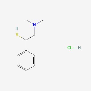 alpha-((Dimethylamino)methyl)benzenemethanethiol hydrochloride