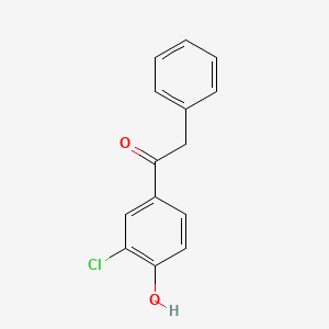 1-(3-Chloro-4-hydroxyphenyl)-2-phenylethanone