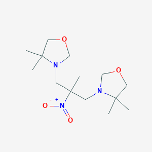 3,3'-(2-Methyl-2-nitropropane-1,3-diyl)bis(4,4-dimethyl-1,3-oxazolidine)