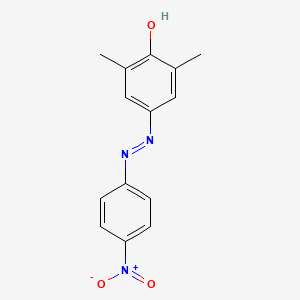 2,6-Dimethyl-4-[2-(4-nitrophenyl)hydrazinylidene]cyclohexa-2,5-dien-1-one