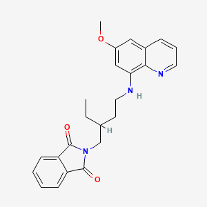 2-{2-Ethyl-4-[(6-methoxyquinolin-8-yl)amino]butyl}-1h-isoindole-1,3(2h)-dione