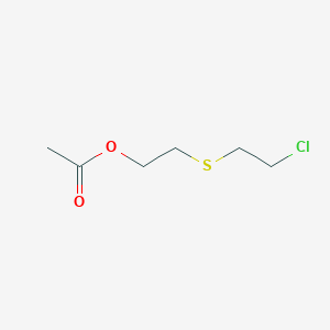 2-(2-Chloroethylsulfanyl)ethyl acetate