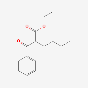 Ethyl 2-benzoyl-5-methylhexanoate