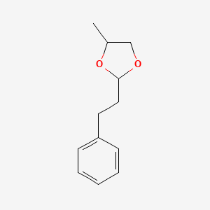 4-Methyl-2-(2-phenylethyl)-1,3-dioxolane