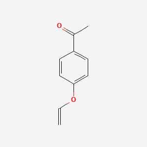 molecular formula C10H10O2 B15491634 1-[4-(Ethenyloxy)phenyl]ethan-1-one CAS No. 1849-92-9