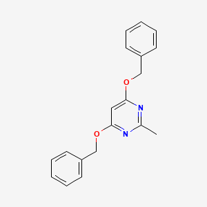 4,6-Bis(benzyloxy)-2-methylpyrimidine