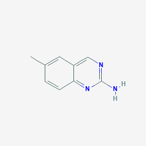 molecular formula C9H9N3 B154918 6-甲基喹唑啉-2-胺 CAS No. 1687-52-1