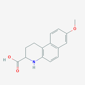 8-Methoxy-1,2,3,4-tetrahydrobenzo[f]quinoline-3-carboxylic acid