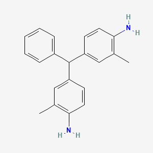 Benzenamine, 4,4'-(phenylmethylene)bis[2-methyl-