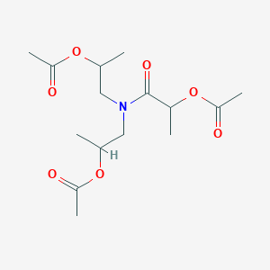 2-Acetoxy-propionic acid bis-(2-acetoxy-propyl)-amide