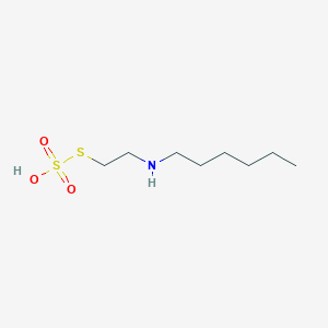 B154922 1-(2-Sulfosulfanylethylamino)hexane CAS No. 1921-42-2
