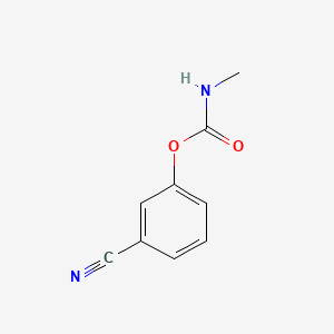 Benzonitrile, 3-(((methylamino)carbonyl)oxy)-