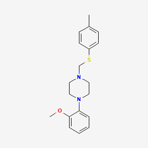 1-(2-Methoxyphenyl)-4-{[(4-methylphenyl)sulfanyl]methyl}piperazine