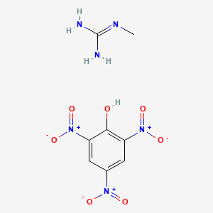 molecular formula C8H10N6O7 B15492605 2-Methylguanidine;2,4,6-trinitrophenol CAS No. 1609-02-5