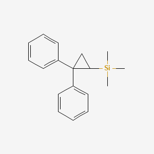 Silane, (2,2-diphenylcyclopropyl)trimethyl-