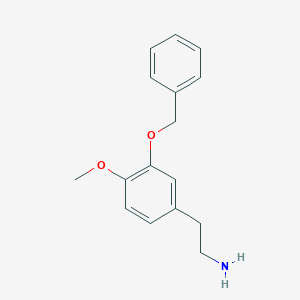 molecular formula C16H19NO2 B154928 2-(3-(苄氧基)-4-甲氧基苯基)乙胺 CAS No. 36455-21-7