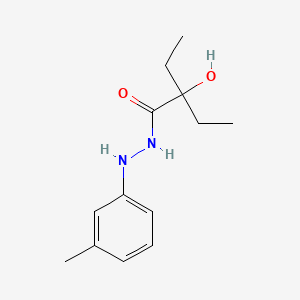 Diethylglycolic acid m-tolylhydrazide