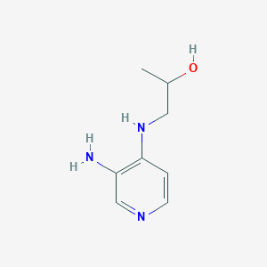 1-[(3-Aminopyridin-4-yl)amino]propan-2-ol