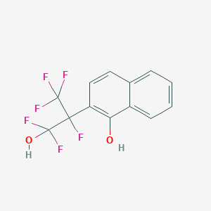 2-(1,1,1,2,3,3-Hexafluoro-3-hydroxypropan-2-yl)-1-naphthalenol