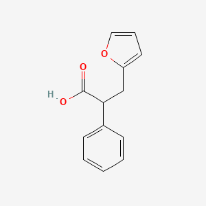 3-(Furan-2-yl)-2-phenylpropanoic acid