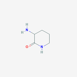 molecular formula C5H10N2O B154931 3-氨基哌啶-2-酮 CAS No. 1892-22-4