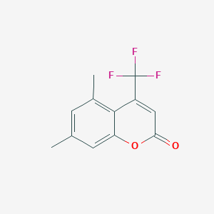 5,7-Dimethyl-4-(trifluoromethyl)-2H-1-benzopyran-2-one