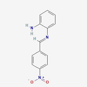 1,2-Benzenediamine, N-[(4-nitrophenyl)methylene]-