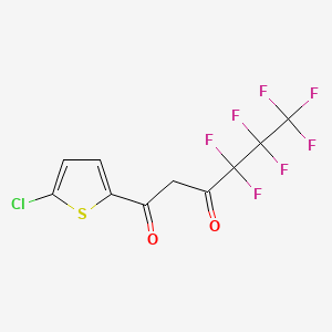 1-(5-Chlorothiophen-2-yl)-4,4,5,5,6,6,6-heptafluorohexane-1,3-dione