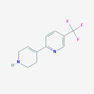 2-(1,2,3,6-Tetrahydropyridin-4-YL)-5-(trifluoromethyl)pyridine