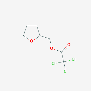 Tetrahydro-2-furanylmethyl trichloroacetate