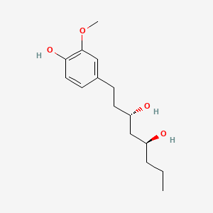 molecular formula C15H24O4 B15493404 (3S,5S)-[4]-Gingerdiol 