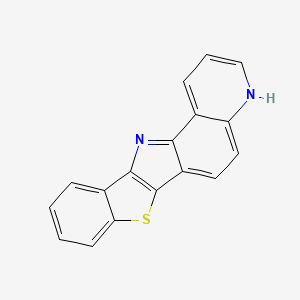 3-thia-11,17-diazapentacyclo[10.8.0.02,10.04,9.013,18]icosa-1(20),2(10),4,6,8,11,13,15,18-nonaene