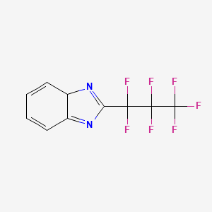 2-(1,1,2,2,3,3,3-heptafluoropropyl)-3aH-benzimidazole