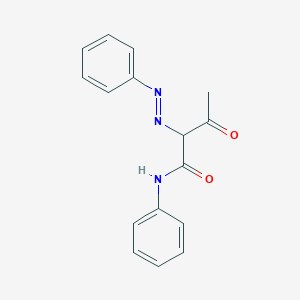 Butanamide, 3-oxo-N-phenyl-2-(phenylazo)-