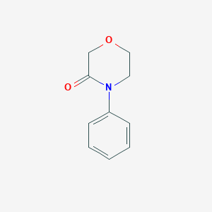 molecular formula C10H11NO2 B154935 4-苯基吗啉-3-酮 CAS No. 29518-11-4