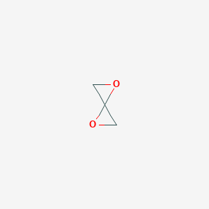 molecular formula C3H4O2 B15493554 1,4-Dioxaspiro[2.2]pentane CAS No. 157-42-6