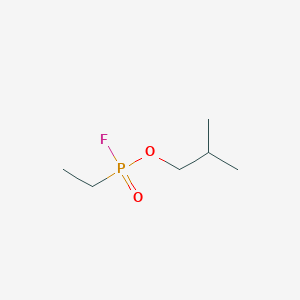 molecular formula C6H14FO2P B15493558 Isobutyl ethylphosphonofluoridate CAS No. 2261-83-8